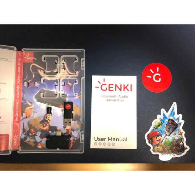 赤字即発送/新品Genki Switch用ワイヤレスオーディオアダプタ スマホ/家電/カメラのオーディオ機器(その他)の商品写真