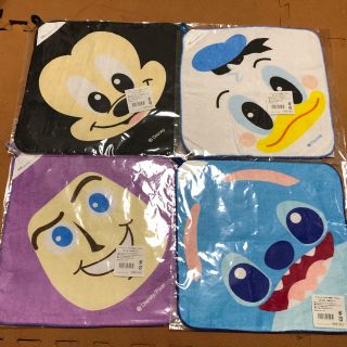 ディズニー(Disney)の新品　ディズニーオールスターズ　ループタオル　4枚セット(タオル)