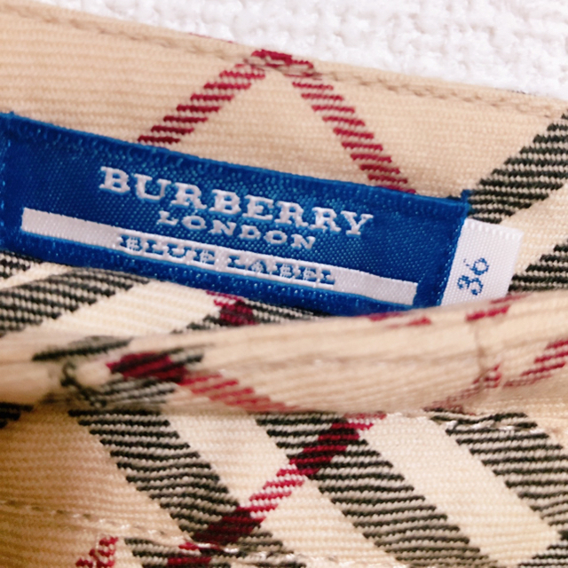 BURBERRY BLUE LABEL(バーバリーブルーレーベル)の5月末までの限定お値下げ♡バーバリー♡ 定番のチェックのプリーツスカート レディースのスカート(ミニスカート)の商品写真