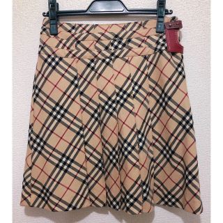 バーバリーブルーレーベル(BURBERRY BLUE LABEL)の5月末までの限定お値下げ♡バーバリー♡ 定番のチェックのプリーツスカート(ミニスカート)