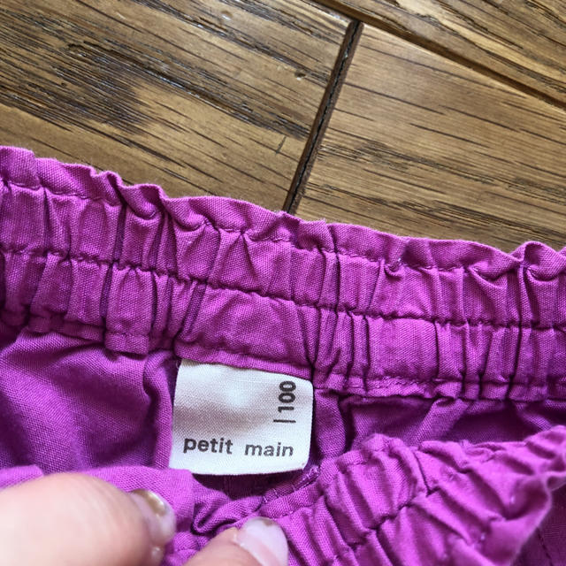 petit main(プティマイン)のプティマイン　ハーフパンツ  100cm キッズ/ベビー/マタニティのキッズ服男の子用(90cm~)(パンツ/スパッツ)の商品写真