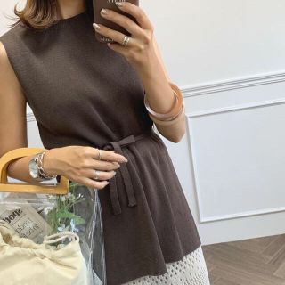 ザラ(ZARA)のニットタンク(タンクトップ)