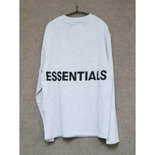 フィアオブゴッド(FEAR OF GOD)の872 FOG ESSENTIALS LS SHIRT GRAY M(Tシャツ/カットソー(七分/長袖))