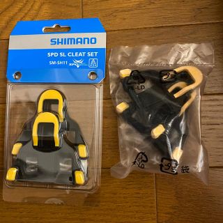 シマノ(SHIMANO)のシマノ　クリート　黄色(パーツ)