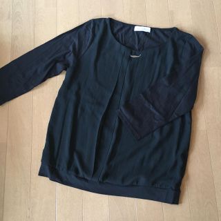 ユナイテッドアローズグリーンレーベルリラクシング(UNITED ARROWS green label relaxing)の【未使用】green label relaxing プレート付トップス(カットソー(長袖/七分))