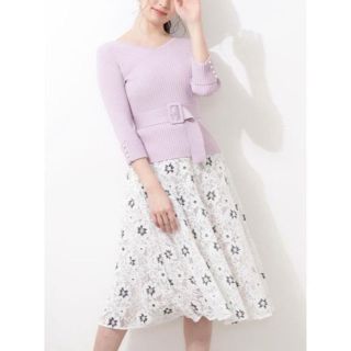 ジルバイジルスチュアート(JILL by JILLSTUART)の新品【値下げ】ジルバイジルスチュアートニットトップ×スカートセット(セット/コーデ)