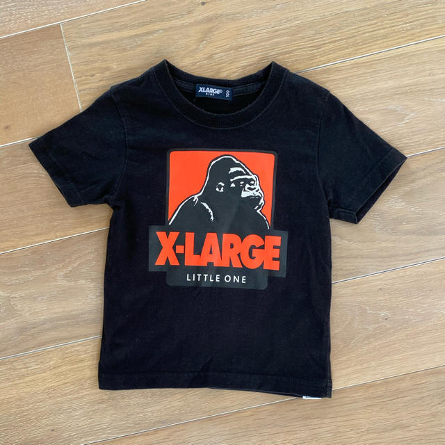 XLARGE(エクストララージ)の専用⚠️X-LARGE KIDS 定番プリント　ブラック　T 100㎝ キッズ/ベビー/マタニティのキッズ服男の子用(90cm~)(Tシャツ/カットソー)の商品写真