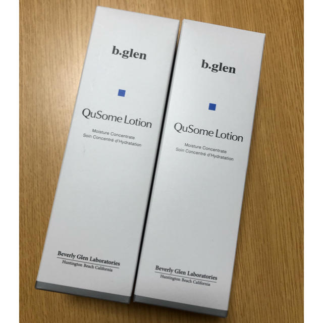 新品同様 b.glen 2本 ローション QuSome ビーグレン - 化粧水/ローション