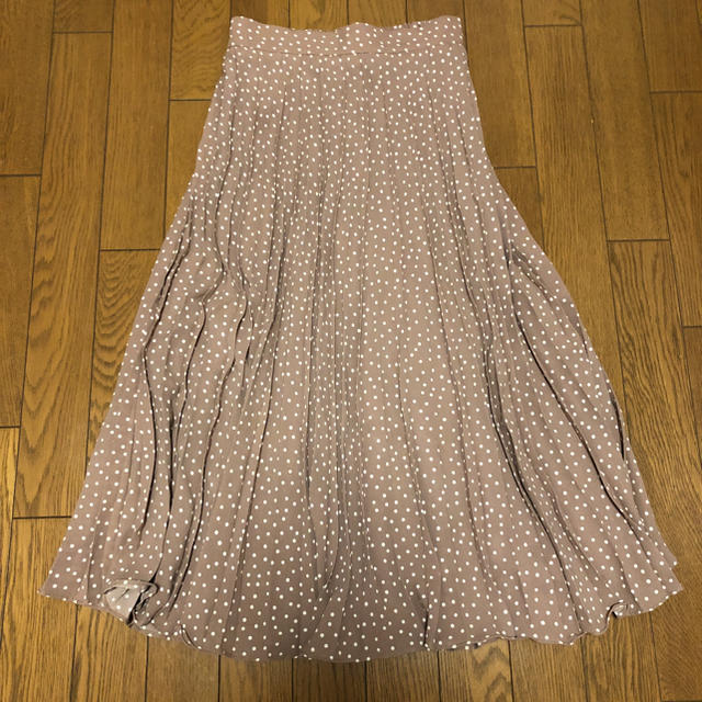 le.more ドットスカート シフォンスカート レディースのスカート(ロングスカート)の商品写真