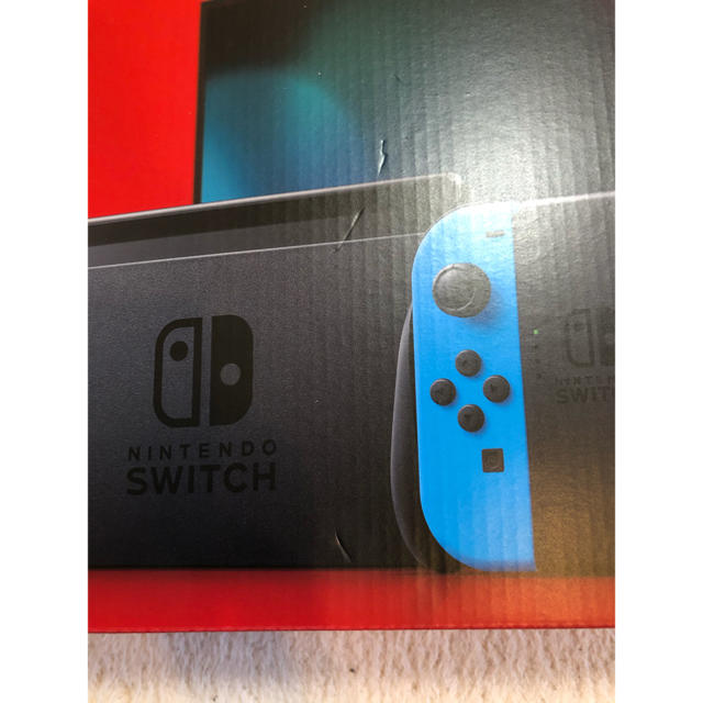 Nintendo Switch(ニンテンドースイッチ)のNintendo Switch JOY-CON(L) ネオンブルー/(R) ネオ エンタメ/ホビーのゲームソフト/ゲーム機本体(家庭用ゲーム機本体)の商品写真