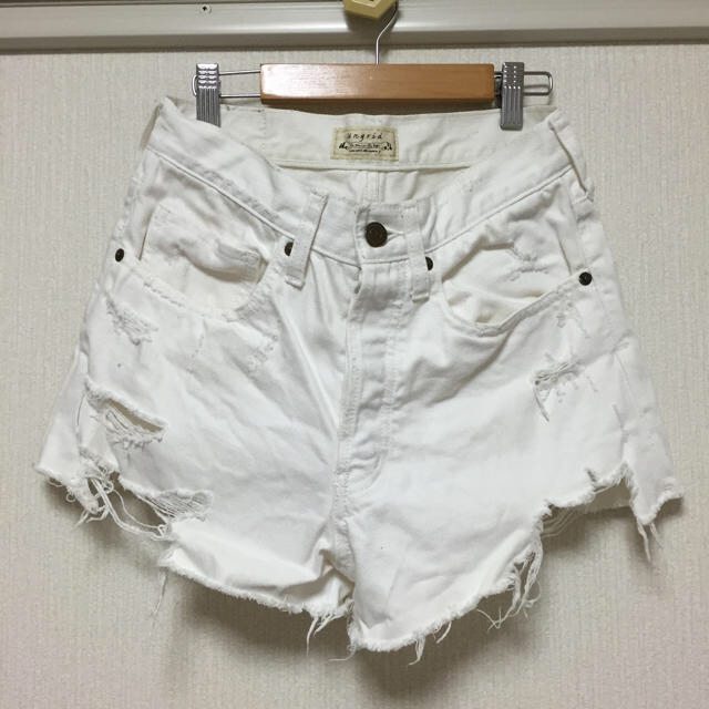 Ungrid(アングリッド)のungrid♡ホワイトデニムショーパン レディースのパンツ(ショートパンツ)の商品写真