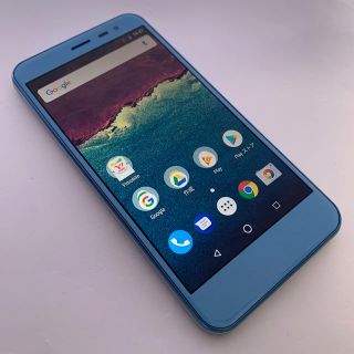 アクオス(AQUOS)の☆美品☆Ymobile☆507SH ブルー☆AK05-093(スマートフォン本体)