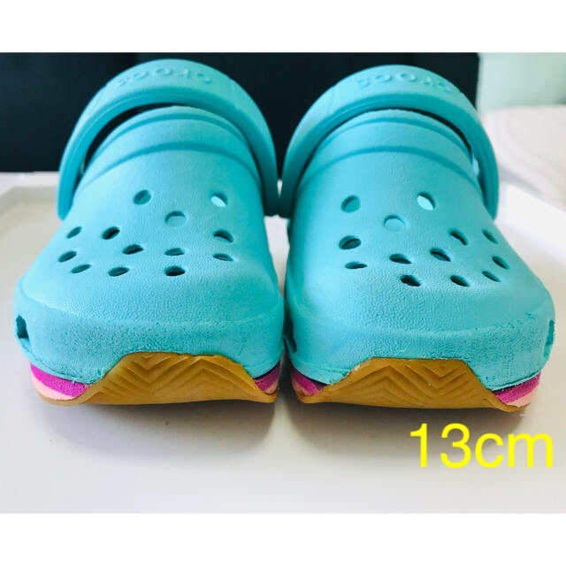 crocs(クロックス)の13cm クロックス サンダル C4/5  キッズ/ベビー/マタニティのベビー靴/シューズ(~14cm)(サンダル)の商品写真