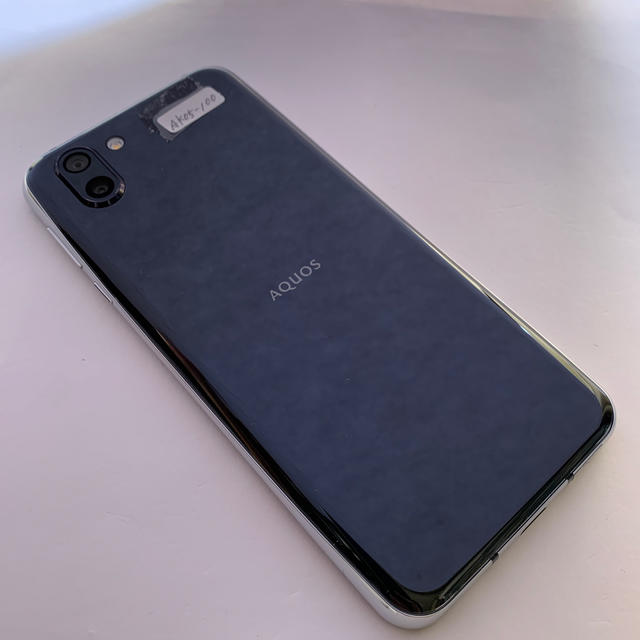 AQUOS(アクオス)の☆美品☆Softbank☆706SH ブラック☆AK05-100 スマホ/家電/カメラのスマートフォン/携帯電話(スマートフォン本体)の商品写真