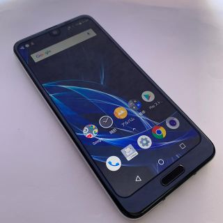 アクオス(AQUOS)の☆美品☆Softbank☆706SH ブラック☆AK05-100(スマートフォン本体)