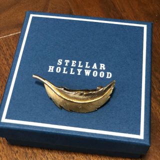 ステラハリウッド(STELLAR HOLLYWOOD)のSTELLAR　HOLLYWOOD リーフバレッタ ゴールド(バレッタ/ヘアクリップ)