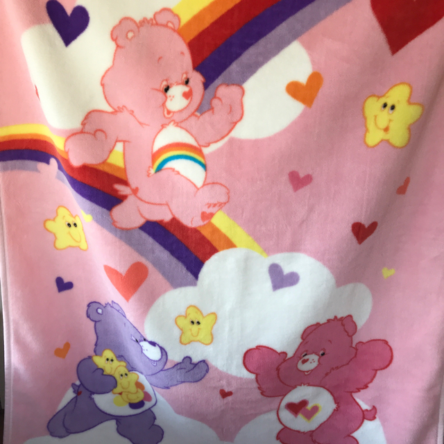 CareBears(ケアベア)のCare Bears ケアベア 毛布 ブランケット インテリア/住まい/日用品の寝具(毛布)の商品写真