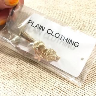 プレーンクロージング(PLAIN CLOTHING)のゴールド　ピン　未使用(ヘアピン)