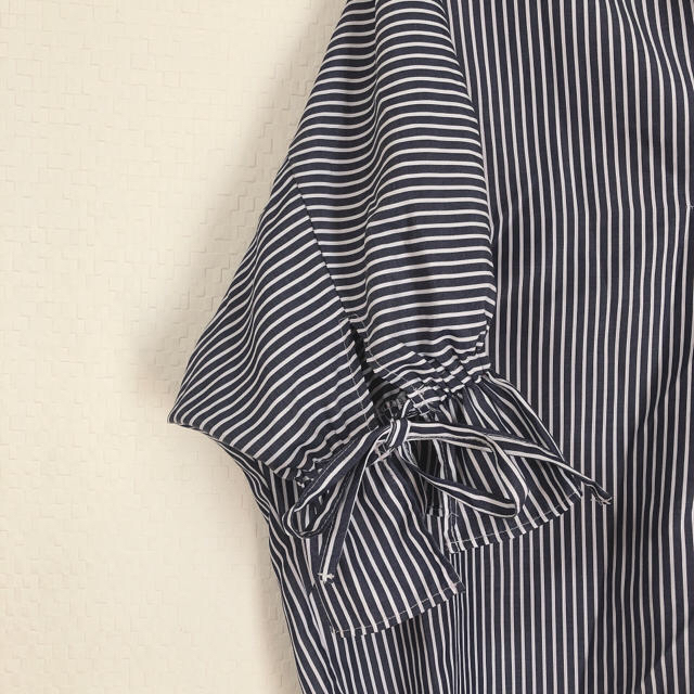 ViS(ヴィス)のViSストライプのシャツ 7分丈 レディースのトップス(シャツ/ブラウス(長袖/七分))の商品写真