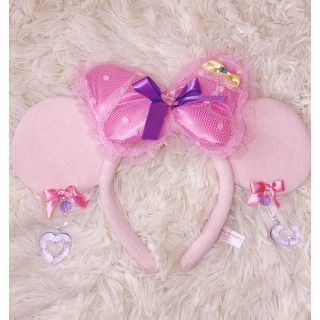 ディズニー(Disney)の❤︎ディズニー　ミニーピンクカチューシャ❤︎(カチューシャ)