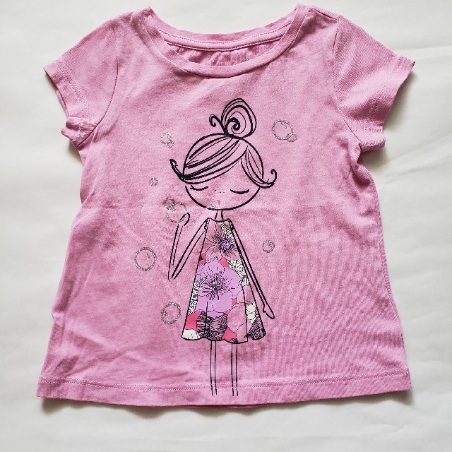 babyGAP(ベビーギャップ)のGAPTシャツ3点セット90センチ キッズ/ベビー/マタニティのキッズ服女の子用(90cm~)(Tシャツ/カットソー)の商品写真