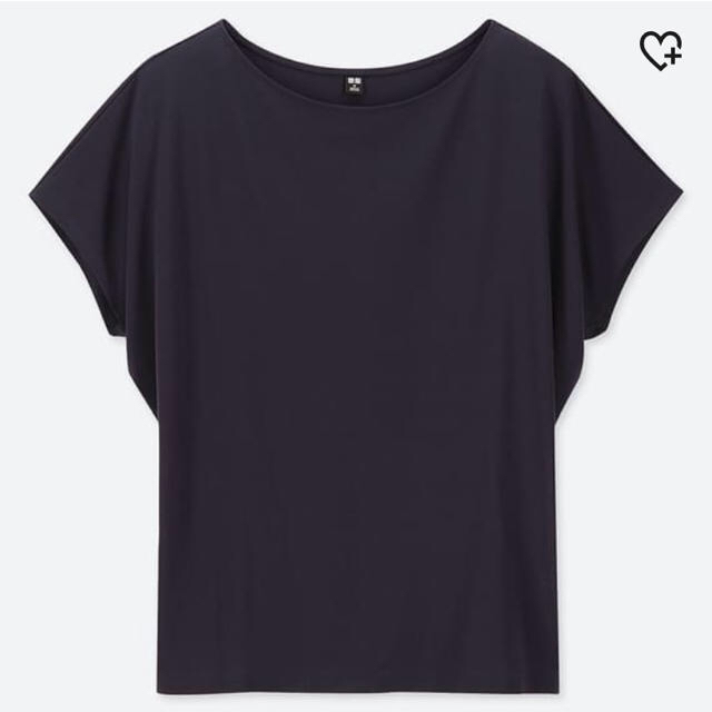 UNIQLO(ユニクロ)のドレープクルーネックT2枚セット レディースのトップス(Tシャツ(半袖/袖なし))の商品写真