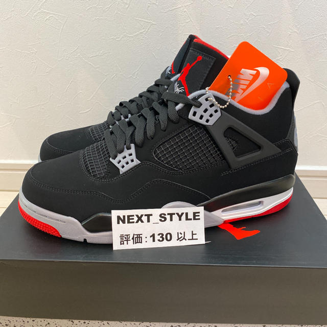 新品 29.0cm NIKE AIR JORDAN 4 RETRO BRED