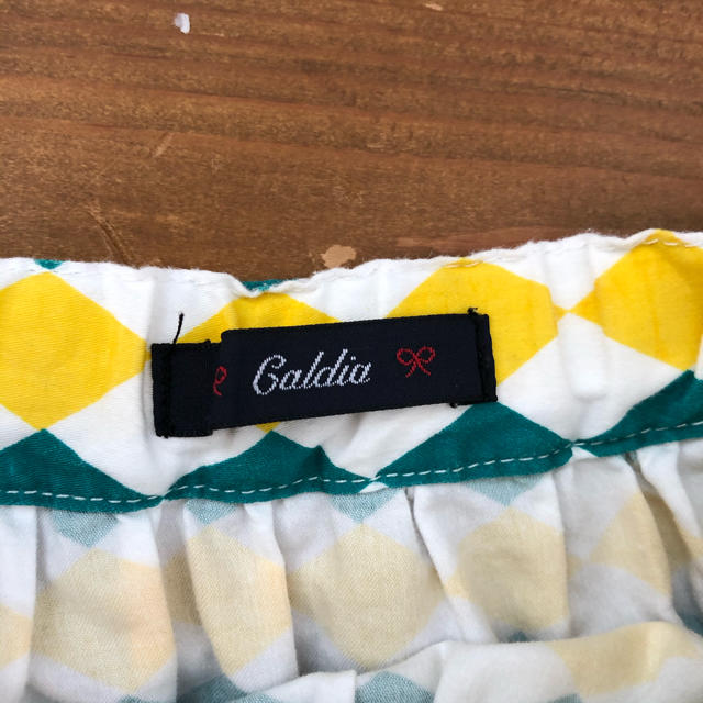 CALDia(カルディア)のカルディア　スカート　フリル　95 キッズ/ベビー/マタニティのキッズ服女の子用(90cm~)(スカート)の商品写真