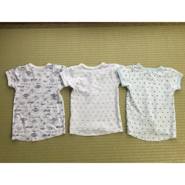 しまむら(シマムラ)の夏用 速乾 下着 3枚セット 100 キッズ/ベビー/マタニティのキッズ服男の子用(90cm~)(下着)の商品写真