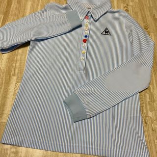 ルコックスポルティフ(le coq sportif)のやっちゃん様専用☆Le cop sportif☆ブルーストライプシャツ(シャツ/ブラウス(長袖/七分))