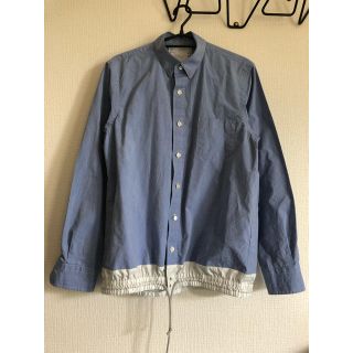 サカイ(sacai)のsacai ドローコード シャツ サックスブルー　サイズ 1(シャツ)