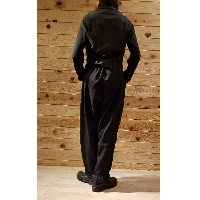 ヨウジオム　白ステッチ　超ワイド紐パンツ　サイズ６　ブラック　ビッグサイズ 1