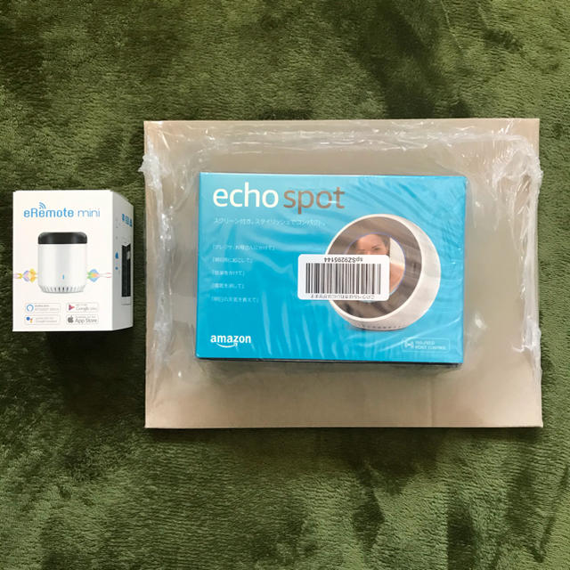 echo spot & eRemote miniオーディオ機器