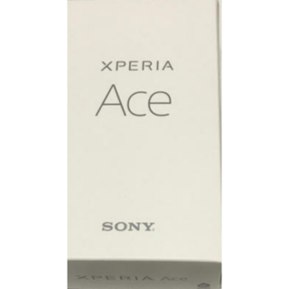 Xperia Ace ホワイト 楽天モバイル対応 simフリー　24時間以内発送(スマートフォン本体)