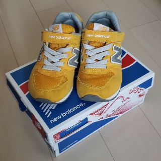 ニューバランス(New Balance)のkms1108様  キッズ new balance yellow 17センチ(スニーカー)