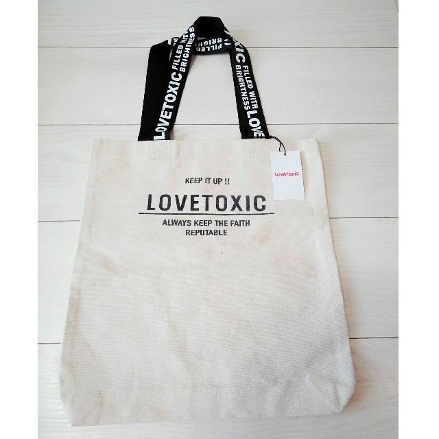 lovetoxic(ラブトキシック)の新品★Lovetoxic ラブトキシック トートバッグ キッズ/ベビー/マタニティのこども用バッグ(トートバッグ)の商品写真