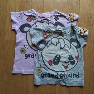 グラグラ(GrandGround)の【GRAND GROUND】Tシャツ　2枚セット(Tシャツ/カットソー)