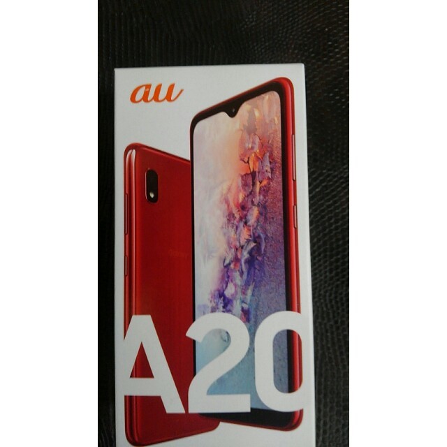 新品未使用 Galaxy A20 Red 赤