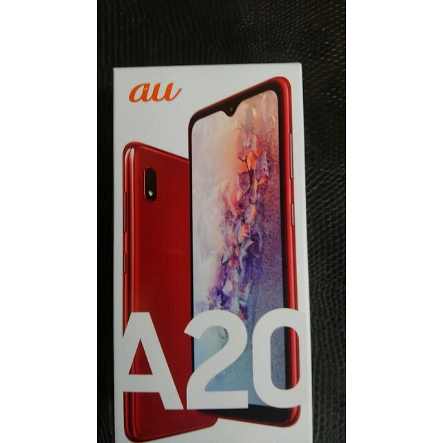 au galaxyA20  SCV46　レッド　未使用