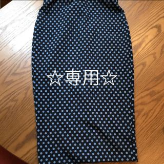 ザラ(ZARA)の【専用】ザラ　ドット柄ペンシルスカート(ひざ丈スカート)