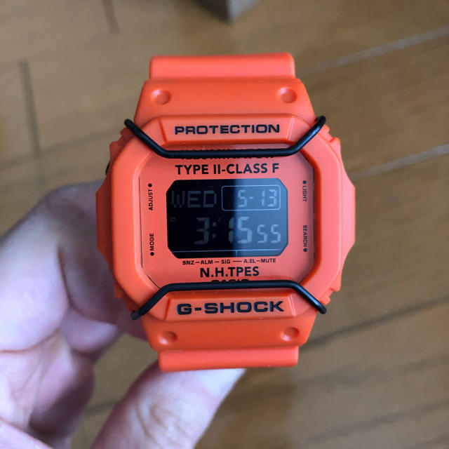 N.hoolywood×G-shock オレンジ時計