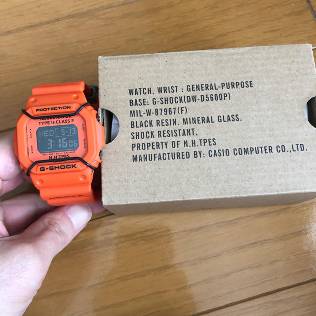 N.HOOLYWOOD(エヌハリウッド)のN.hoolywood×G-shock オレンジ メンズの時計(腕時計(デジタル))の商品写真