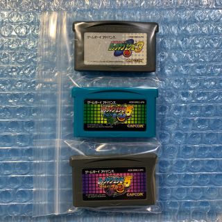 ゲームボーイアドバンス(ゲームボーイアドバンス)のGBA ロックマンエグゼ5 ロックマンエグゼ3 3個セット(携帯用ゲームソフト)