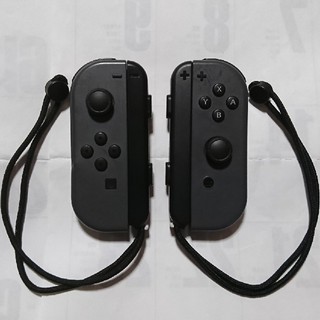 ニンテンドースイッチ(Nintendo Switch)のジョイコン グレー L・Rセット！ストラップ付 訳あり！分解修理品！ジャンク！(その他)