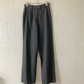 マックスマーラ(Max Mara)のマックスマーラ・ウールパンツ・サイズ38・ダークグレー(カジュアルパンツ)