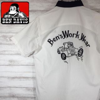 ベンデイビス(BEN DAVIS)のBEN DAVIS  ベンデイビス　半袖シャツ　刺繍デカロゴ　送料無料(シャツ)