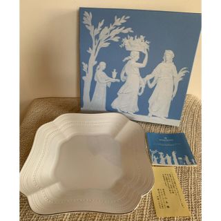 ウェッジウッド(WEDGWOOD)のウェッジウッド インタグリオ プラチナ スクエア ディッシュ(食器)