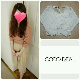 ココディール(COCO DEAL)のCOCODEAL♡春ショート丈ニット♡(ニット/セーター)