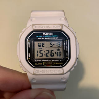 ジーショック(G-SHOCK)のCASIO G-SHOCK DW-5600E ホワイトベルベゼ(腕時計(デジタル))
