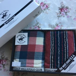 ビバリーヒルズポロクラブ(BEVERLY HILLS POLO CLUB（BHPC）)のPOLO CLUB フェイスタオル　2枚(タオル/バス用品)